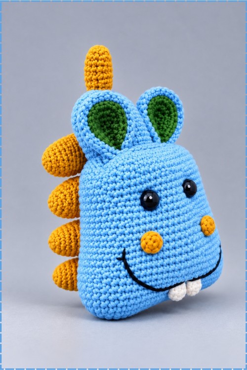 Crochet Hippo Plush 2