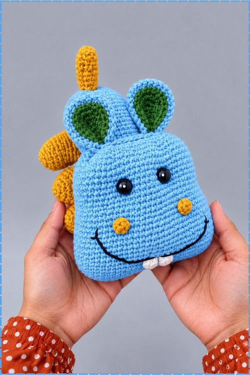 Crochet Hippo Plush 4