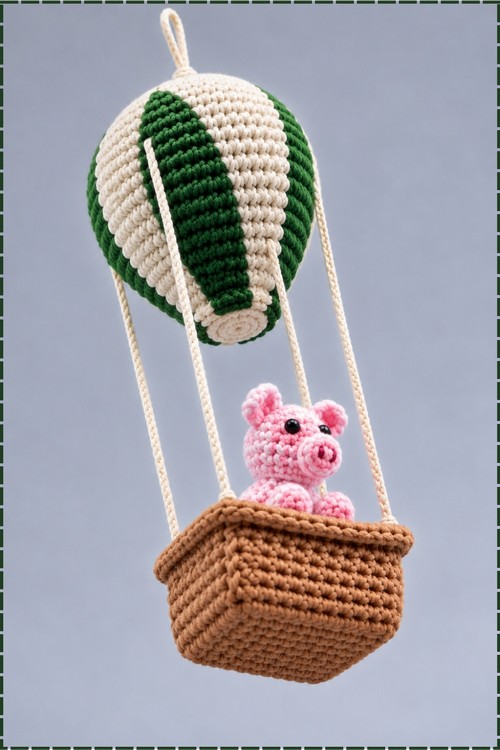 Crochet Hot Air Balloon Amigurumi 4