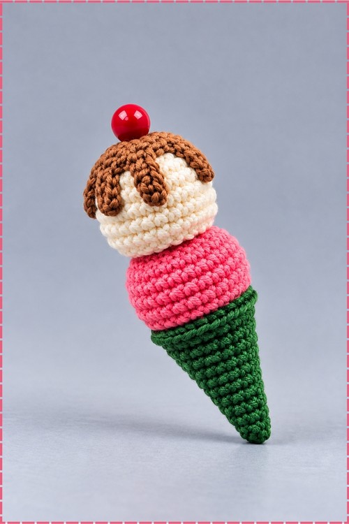 Crochet Ice Cream Amigurumi 2