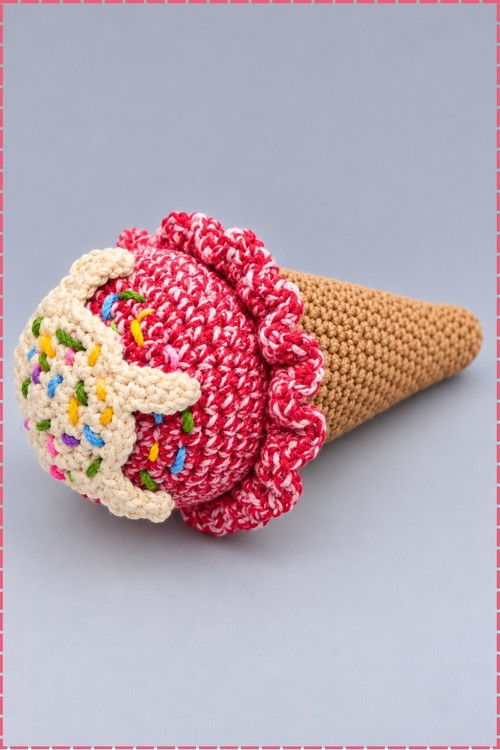 Crochet Ice Cream Cone 1