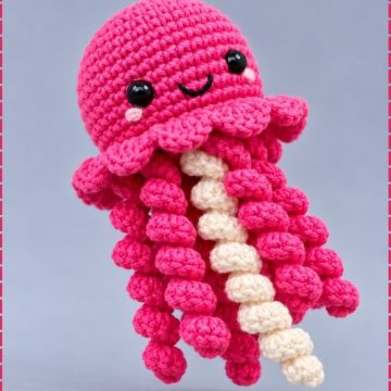 Crochet Jellyfish Amigurumi 2