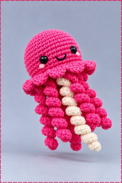 Crochet Jellyfish Amigurumi 2