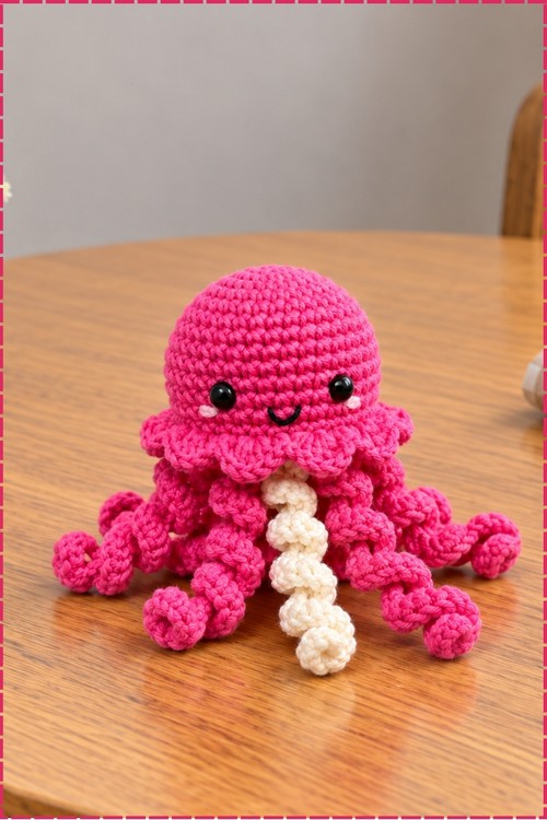 Crochet Jellyfish Amigurumi 3