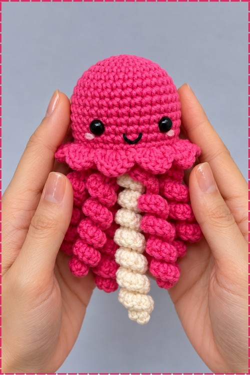 Crochet Jellyfish Amigurumi 4