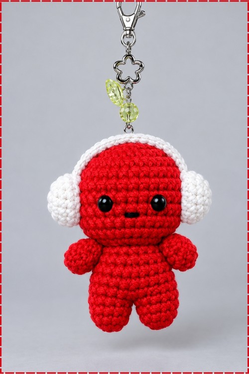 Crochet Keychain Smiski Amigurumi 2