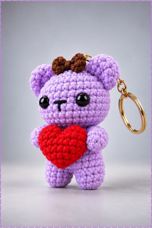 Crochet Keychains Bears 2