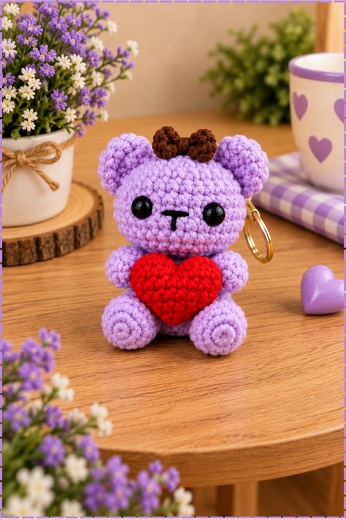 Crochet Keychains Bears 3