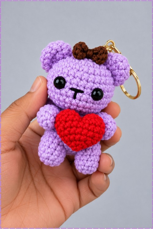 Crochet Keychains Bears 4