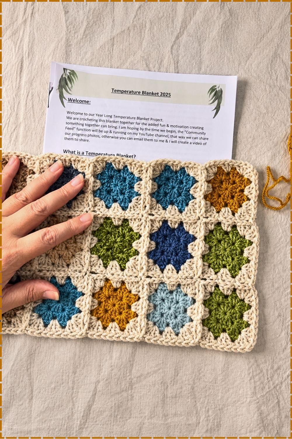 Crochet My Yearlong Temperature Blanket