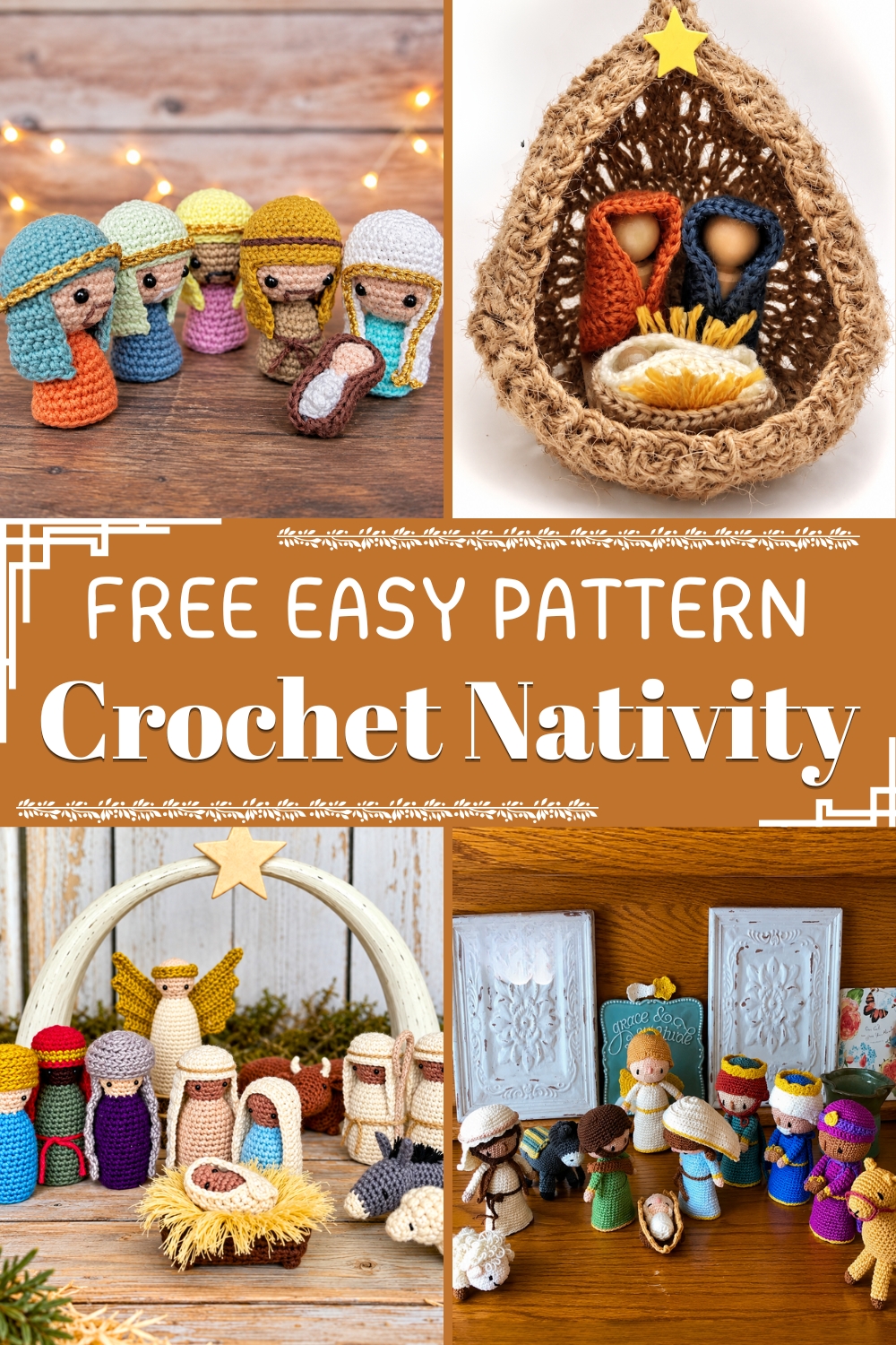Crochet Nativity FREE EASY PATTERN