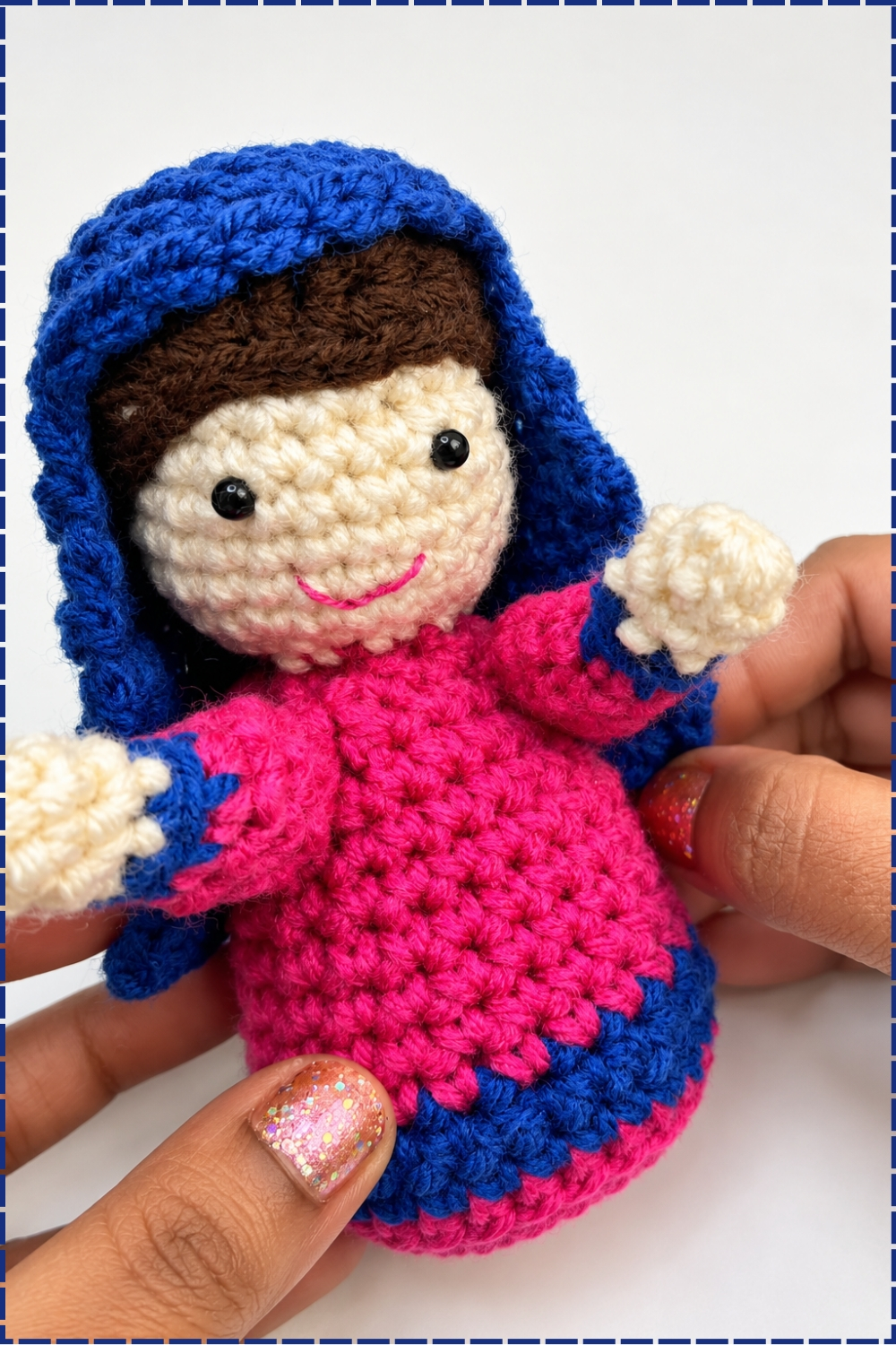 Crochet Nativity Mary Pattern