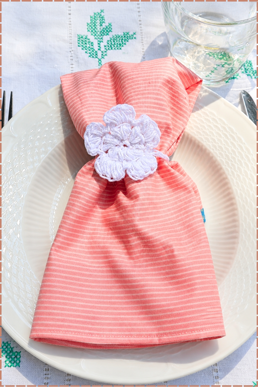 Crochet Neat Round Napkin Ring Tutorial