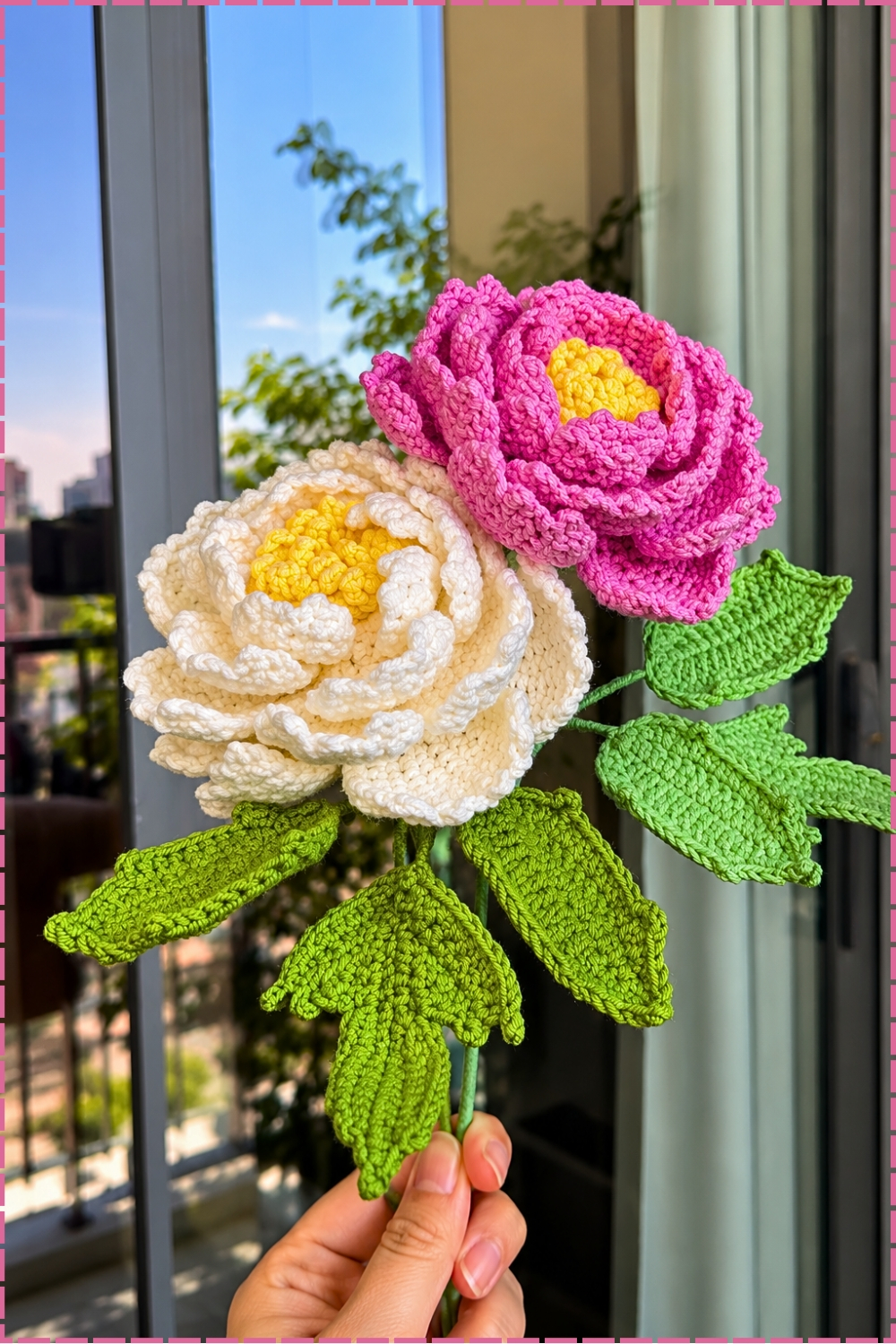 Crochet Peonies Flower Tutorial