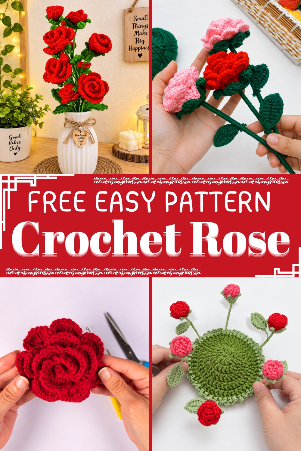 Crochet Rose (1)