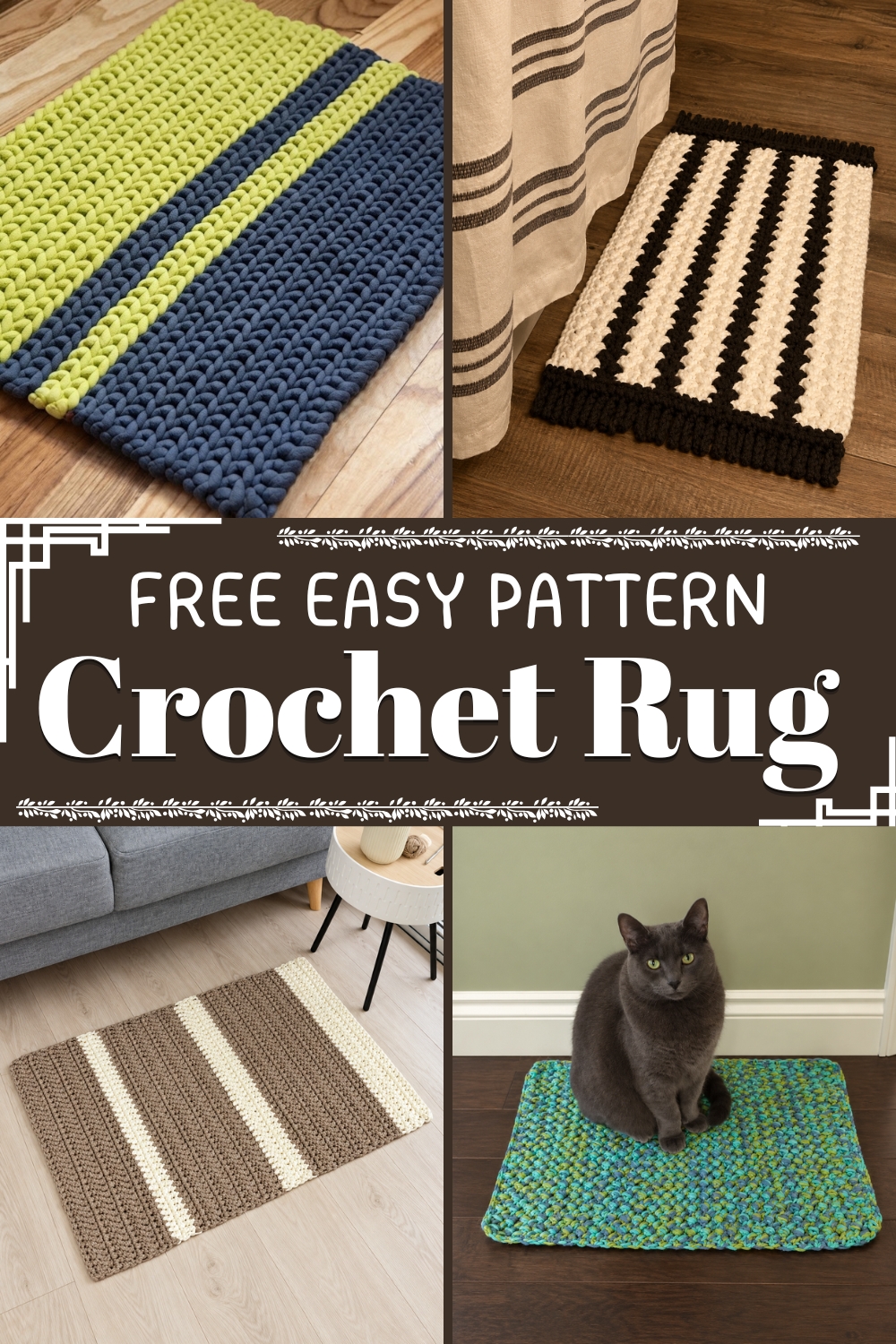 Crochet Rug FREE EASY PATTERN
