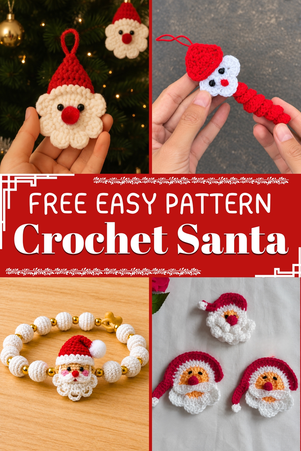 Crochet Santa FREE EASY PATTERN