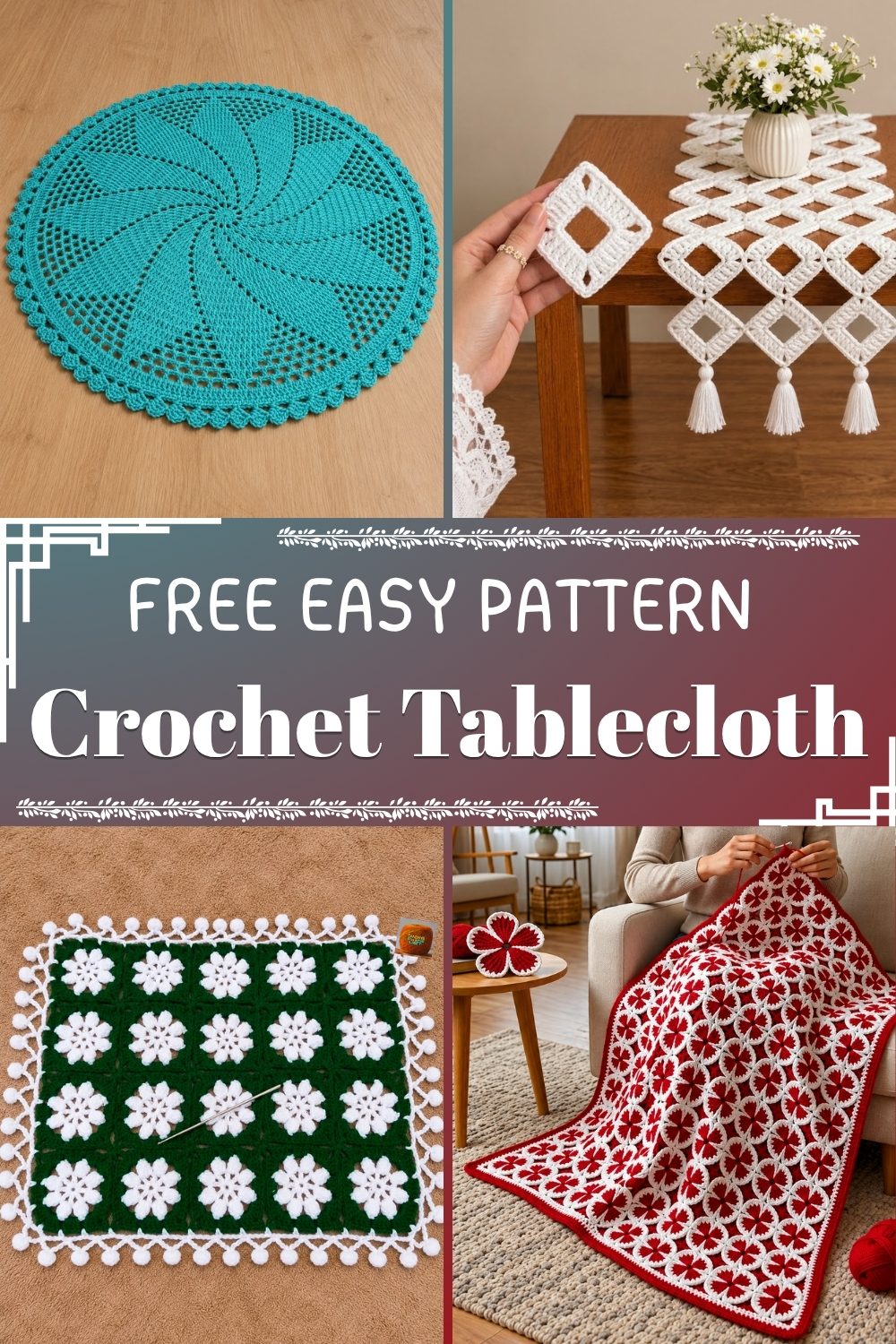 Crochet Tablecloth FREE EASY PATTERN