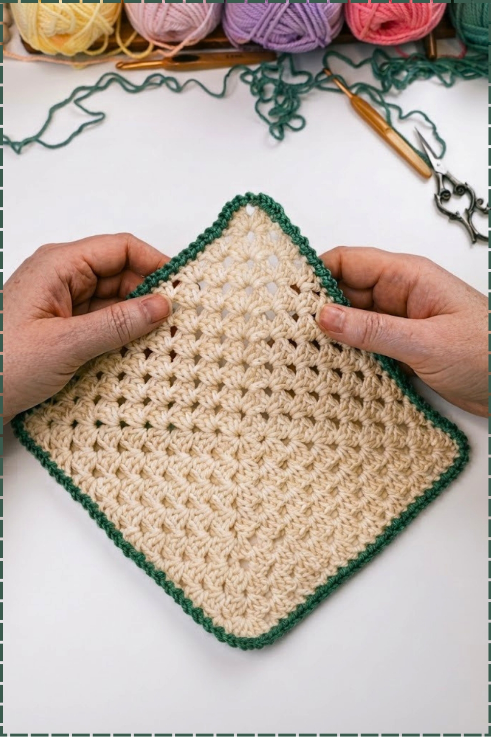 Crochet The Easiest Edging Ever, Neat And Polished