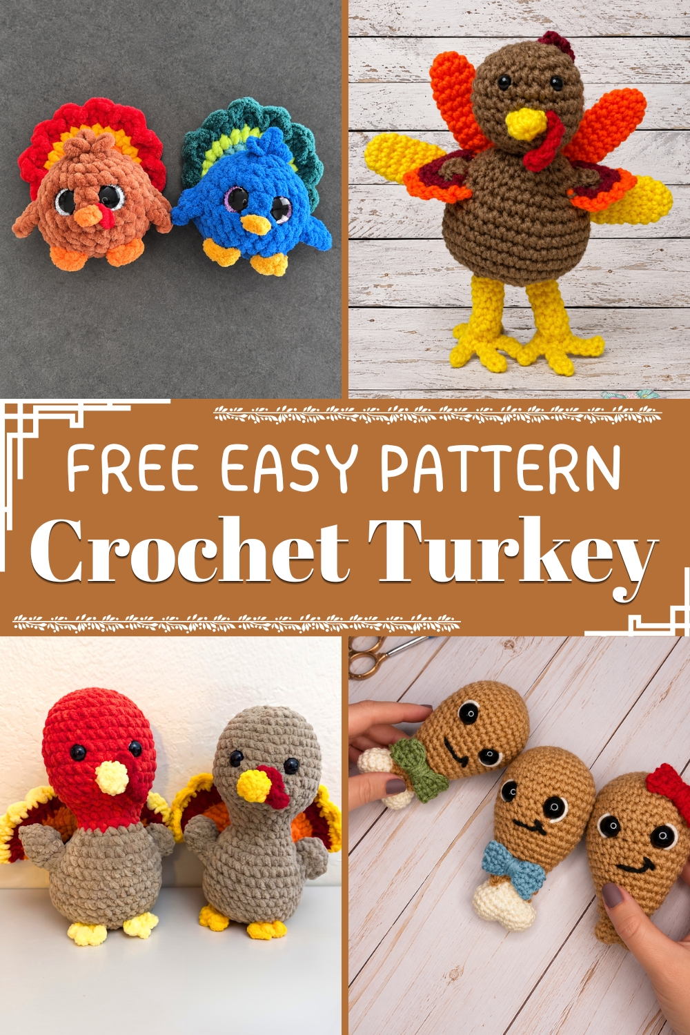 Crochet Turkey FREE EASY PATTERN