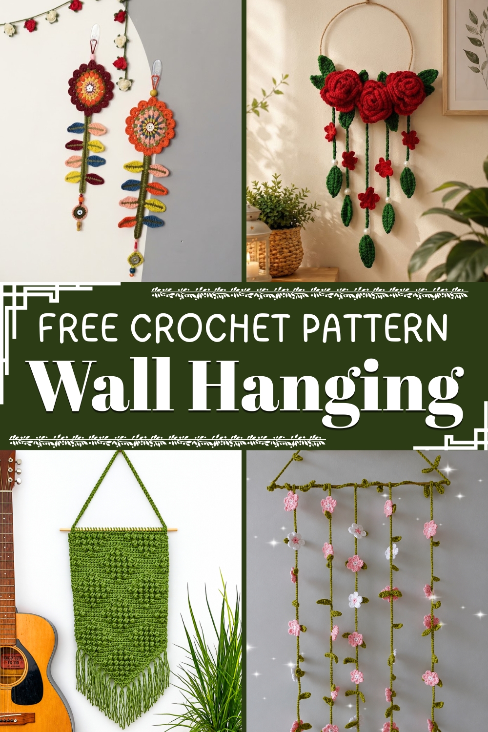 Crochet Wall Hanging FREE EASY PATTERN