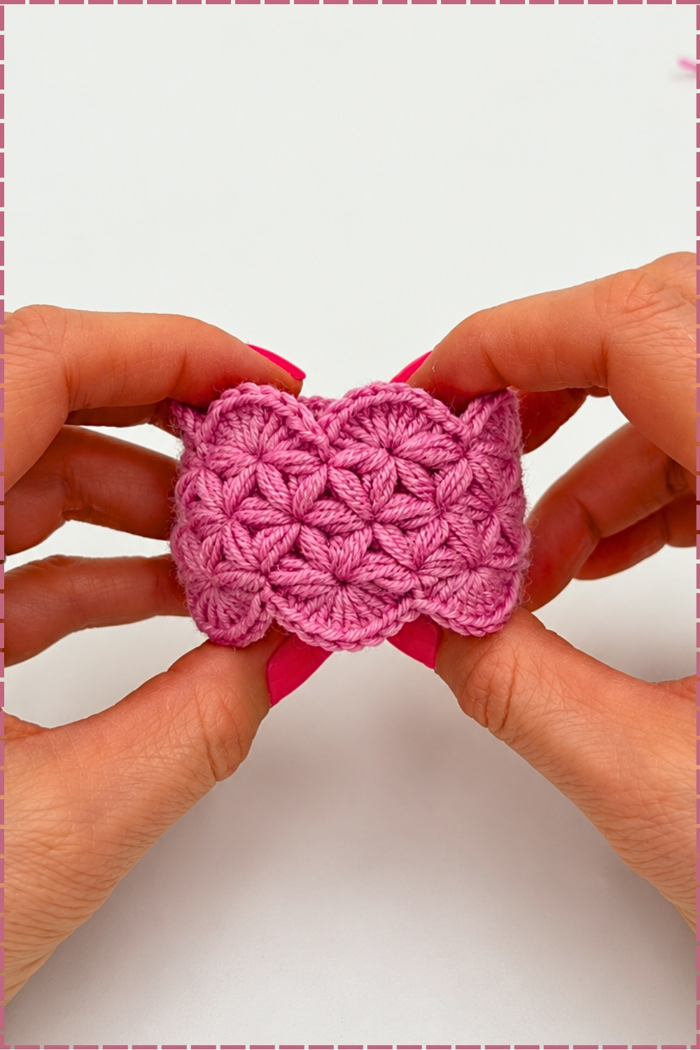 Crochet a Floral Jasmine Napkin Ring