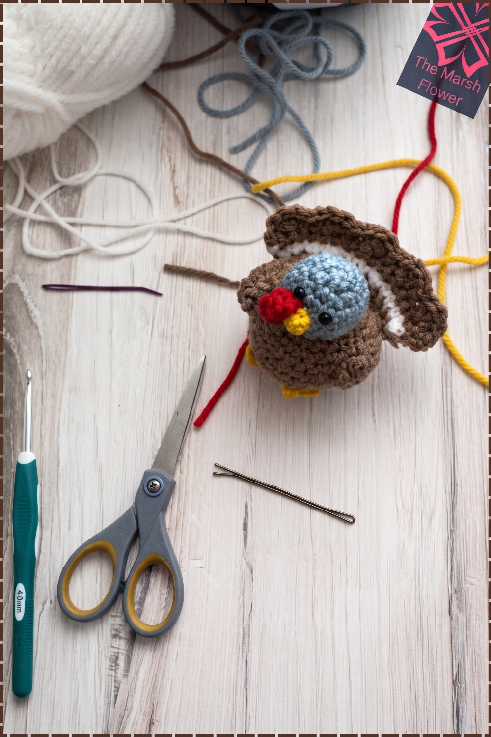 Crochet a Plump Turkey with Me Pattern