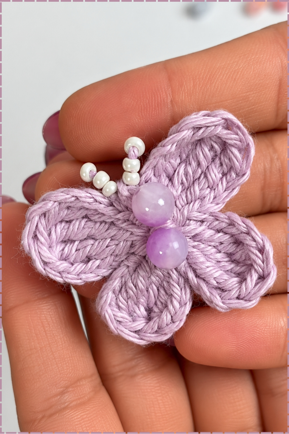 Crochet a Sparkly Beaded Butterfly
