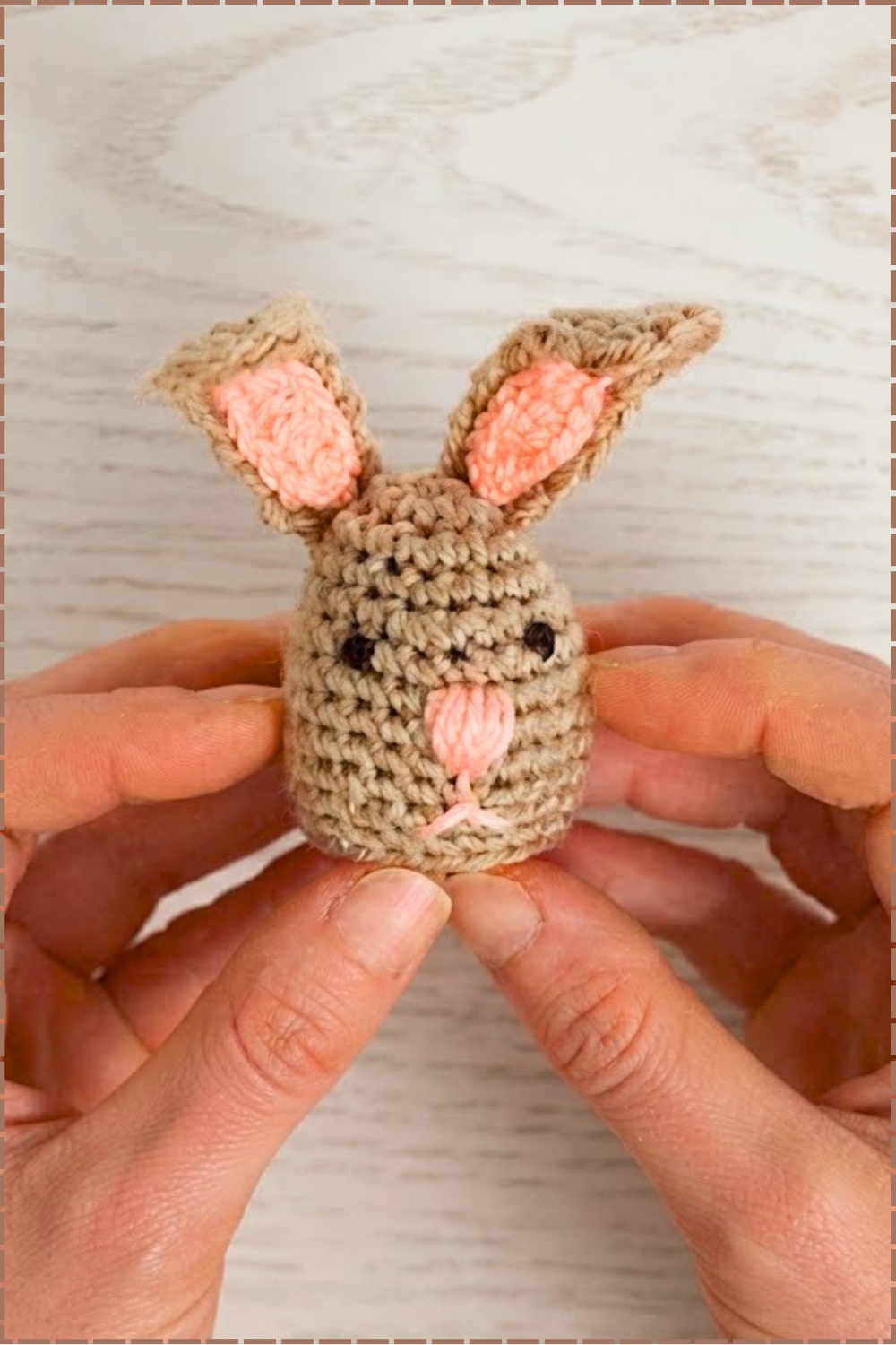 Cute Crochet Rabbit Creme Egg Cover, Super Easy For Beginners