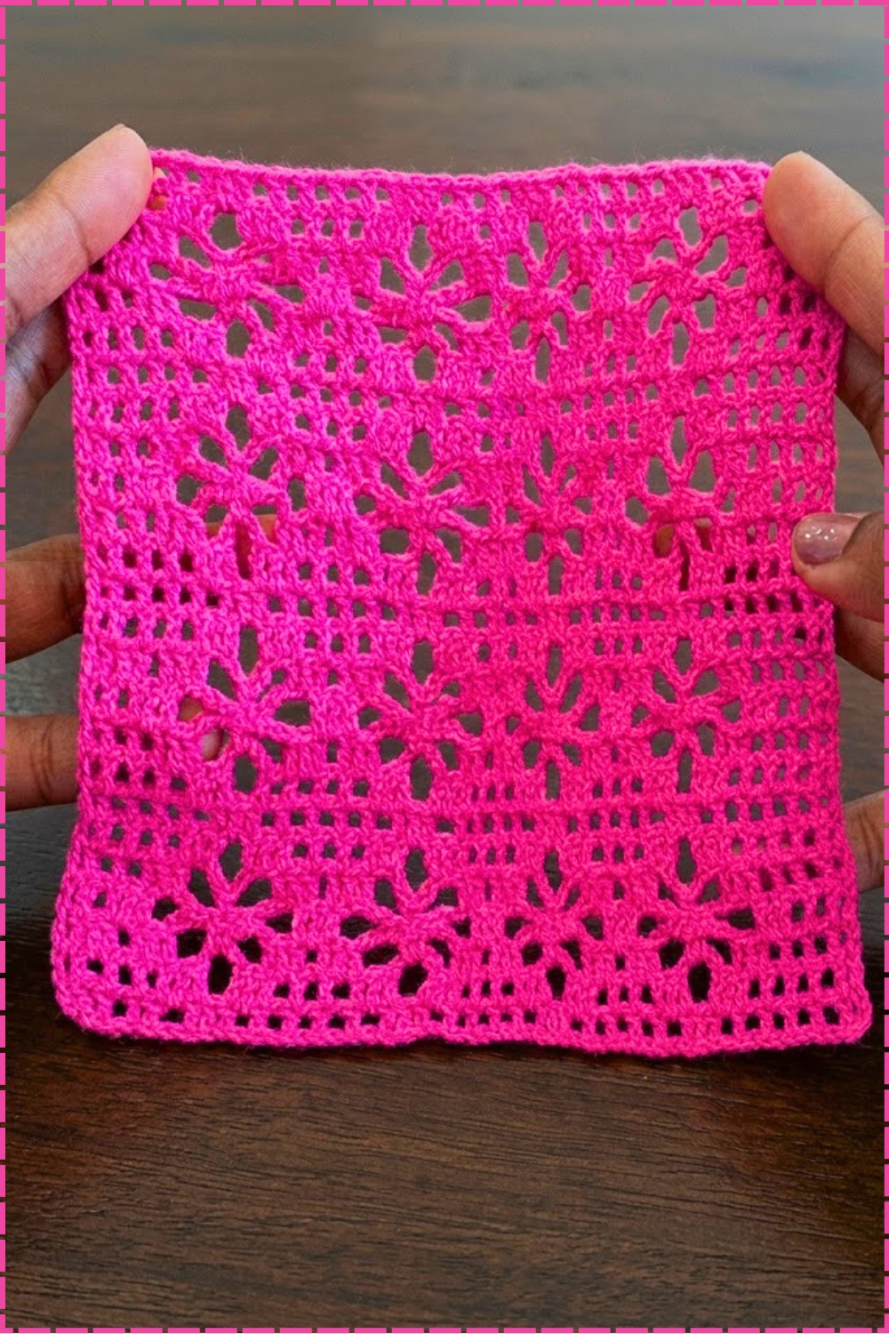 Delicate Lacy Crochet Pattern Filet Spider Stitch