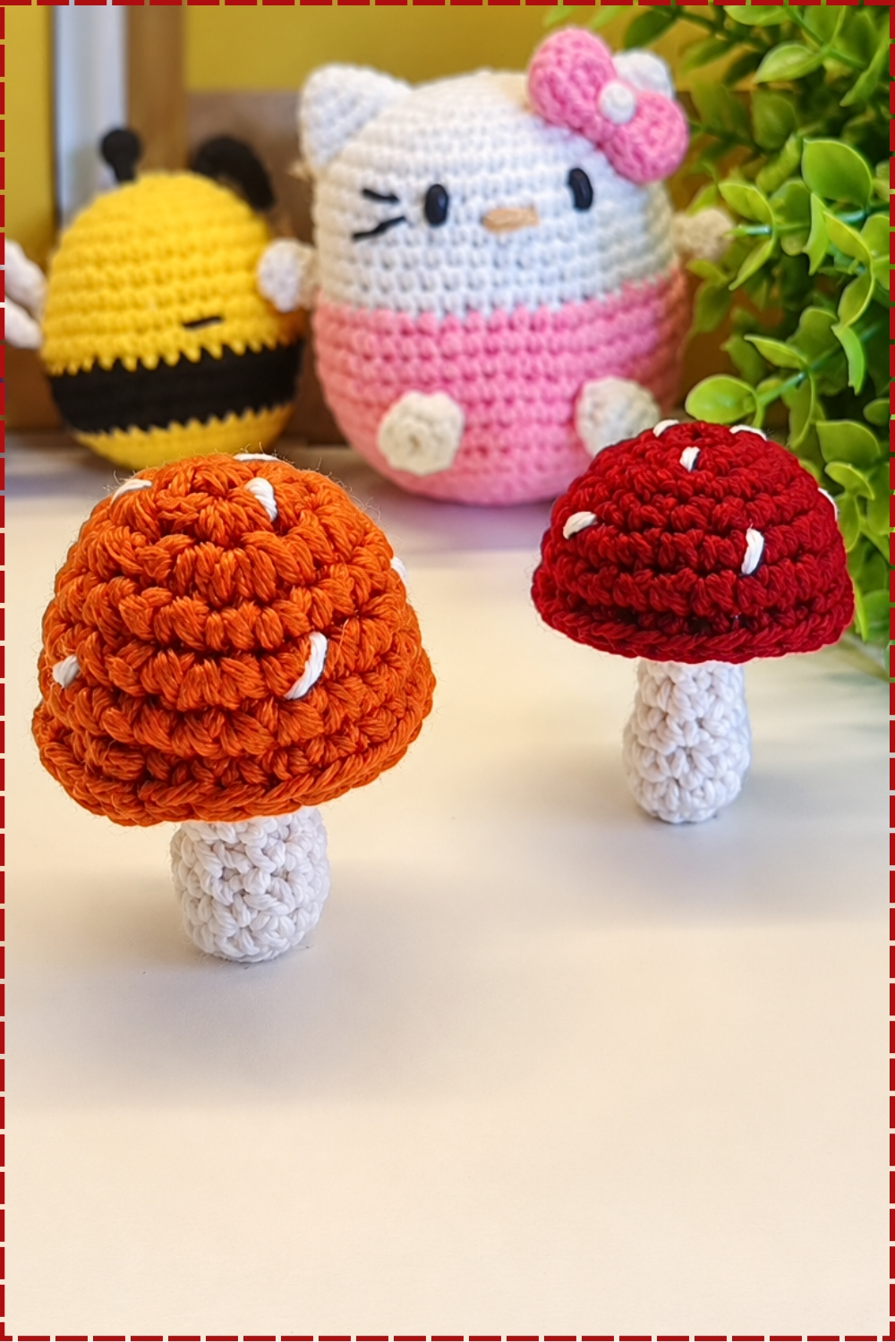 Delightful Mini Crochet Mushroom Tutorial