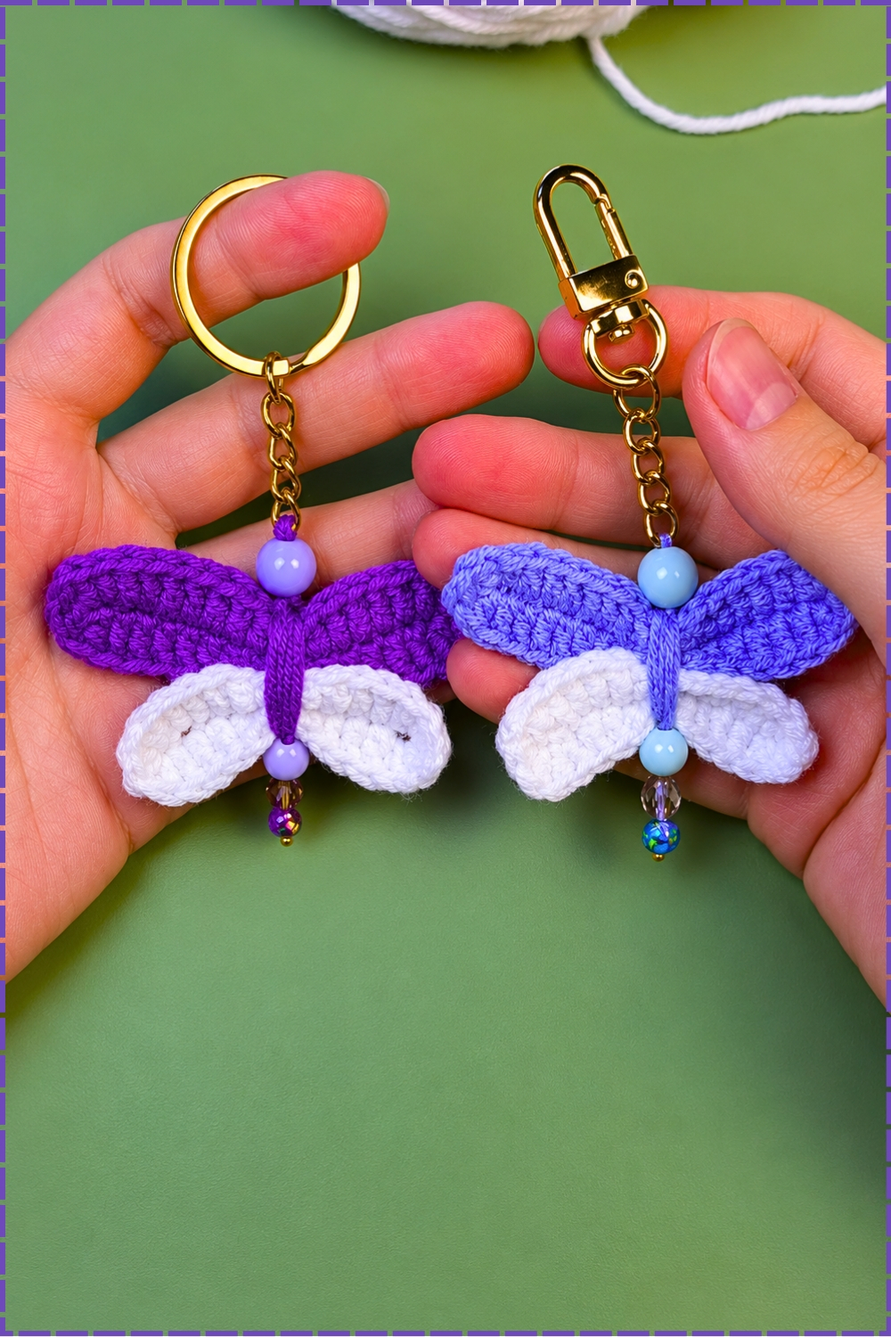 Easy Bright Crochet Butterfly