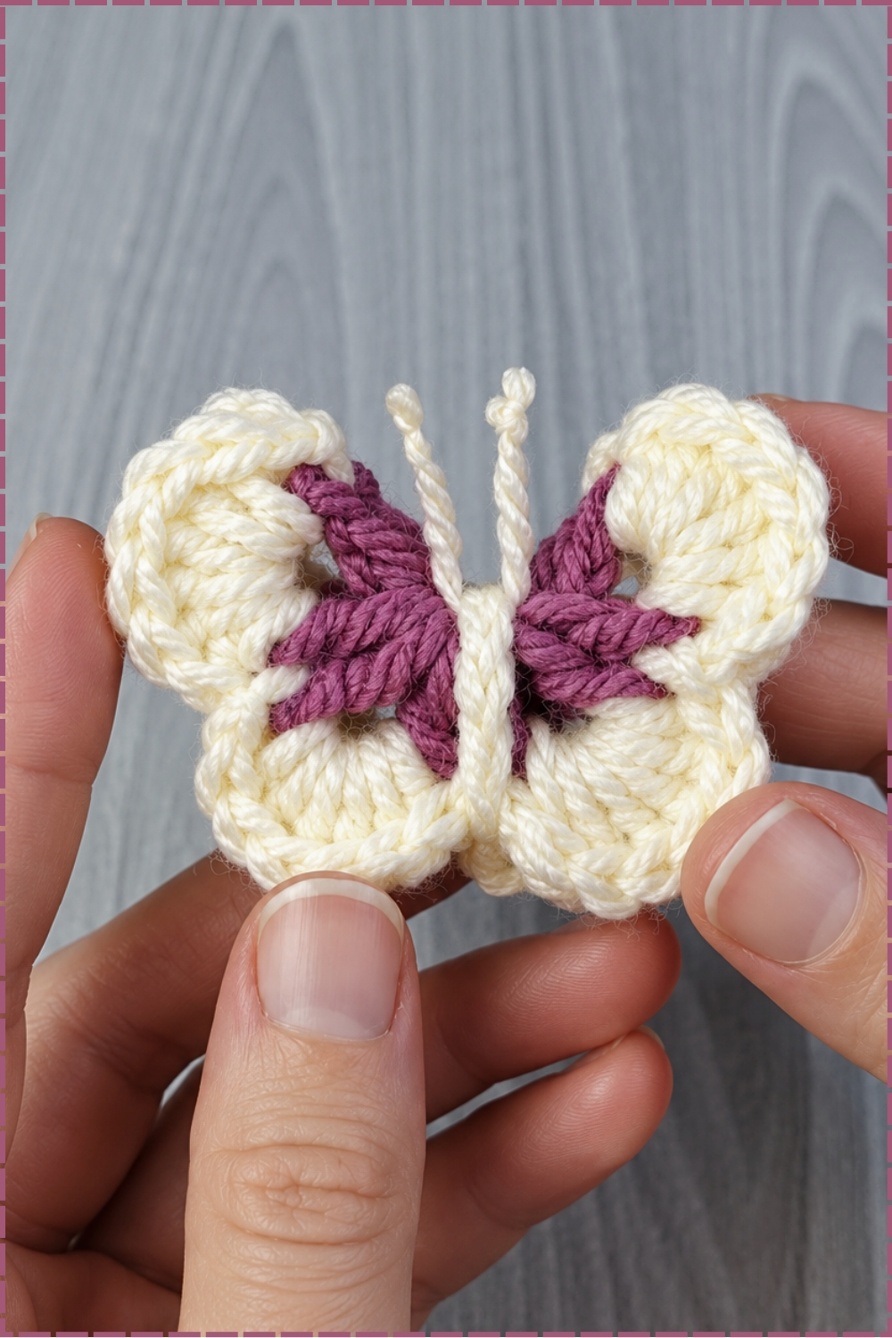 Easy Charming Crochet Butterfly Perfect for Absolute Beginners