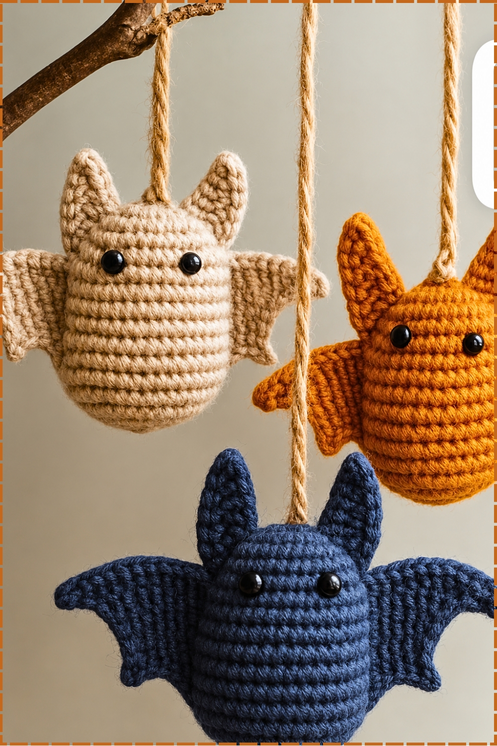 Easy Chunky Crochet Bat Tutorial for Halloween