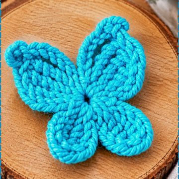 Easy Colorful Crochet Butterfly Tutorial