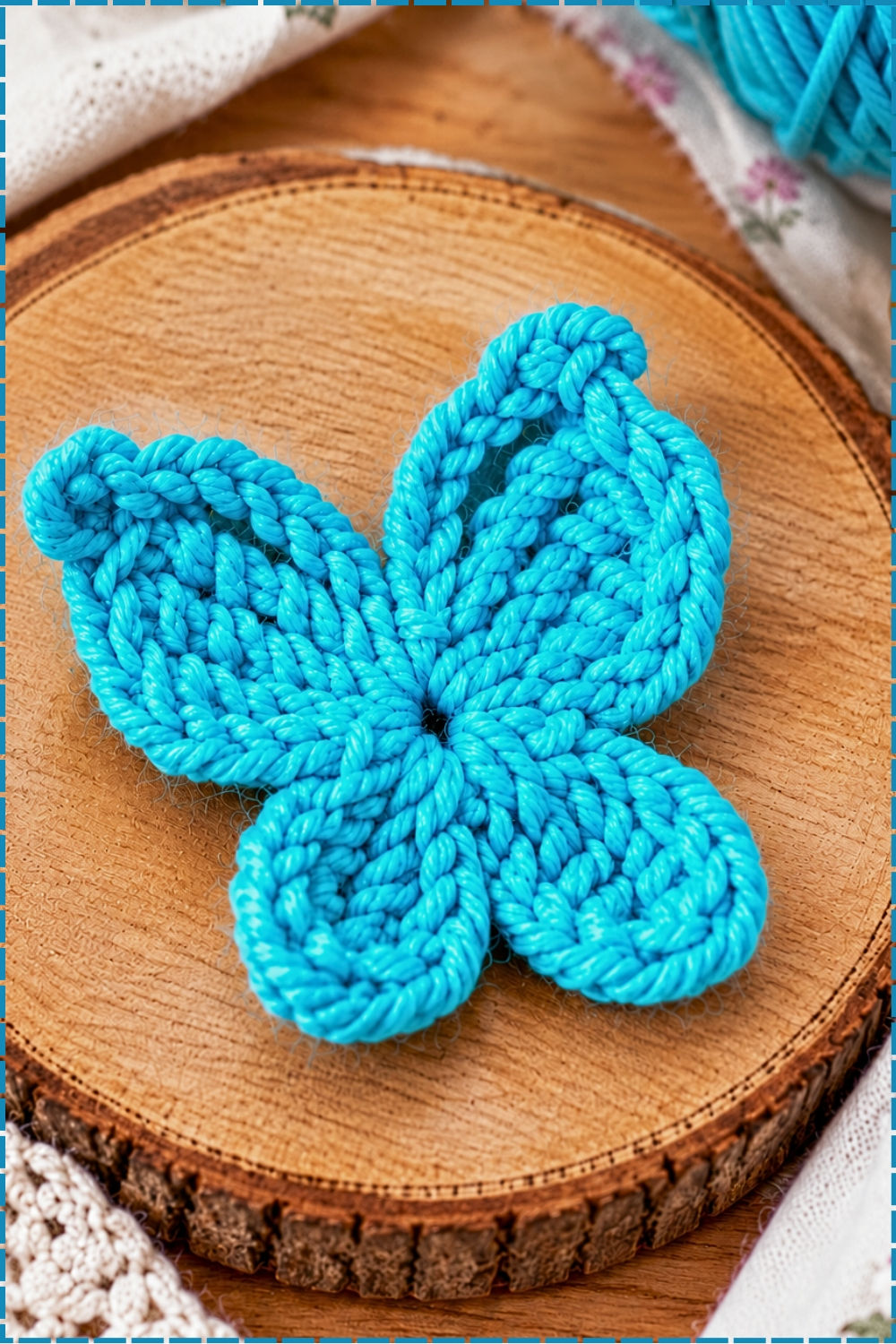 Easy Colorful Crochet Butterfly Tutorial