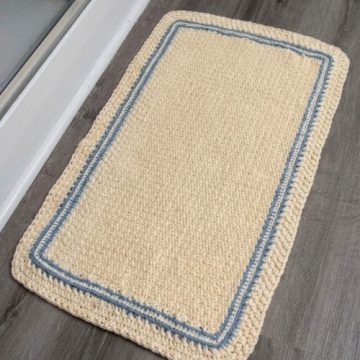 Easy Crochet Bath Mat