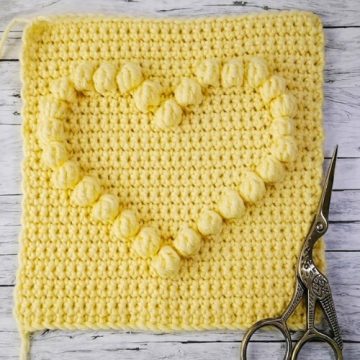 Easy Crochet Bobble Blanket