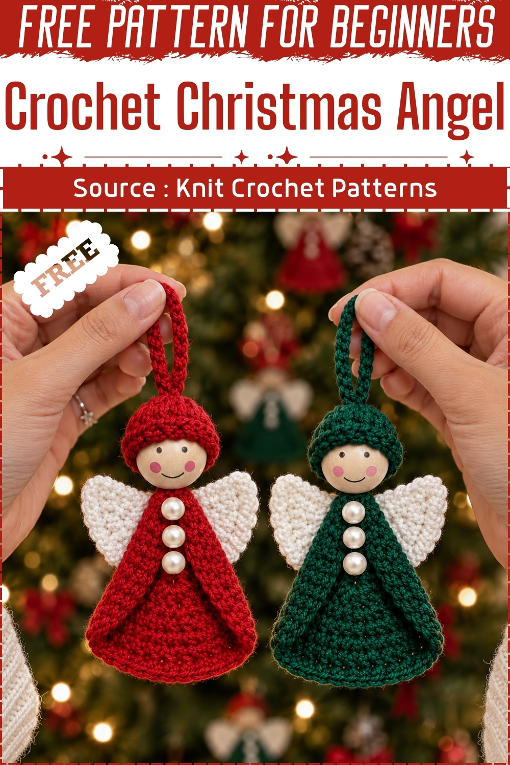 Easy Crochet Christmas Angel