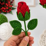 Easy Crochet Flower Bouquet