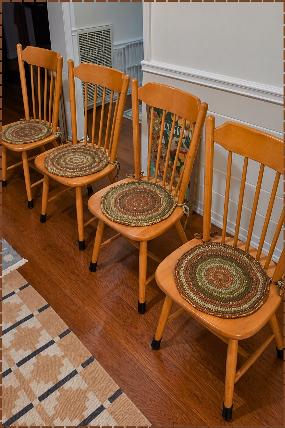 Easy Crocheting Chair Pads Dining Room