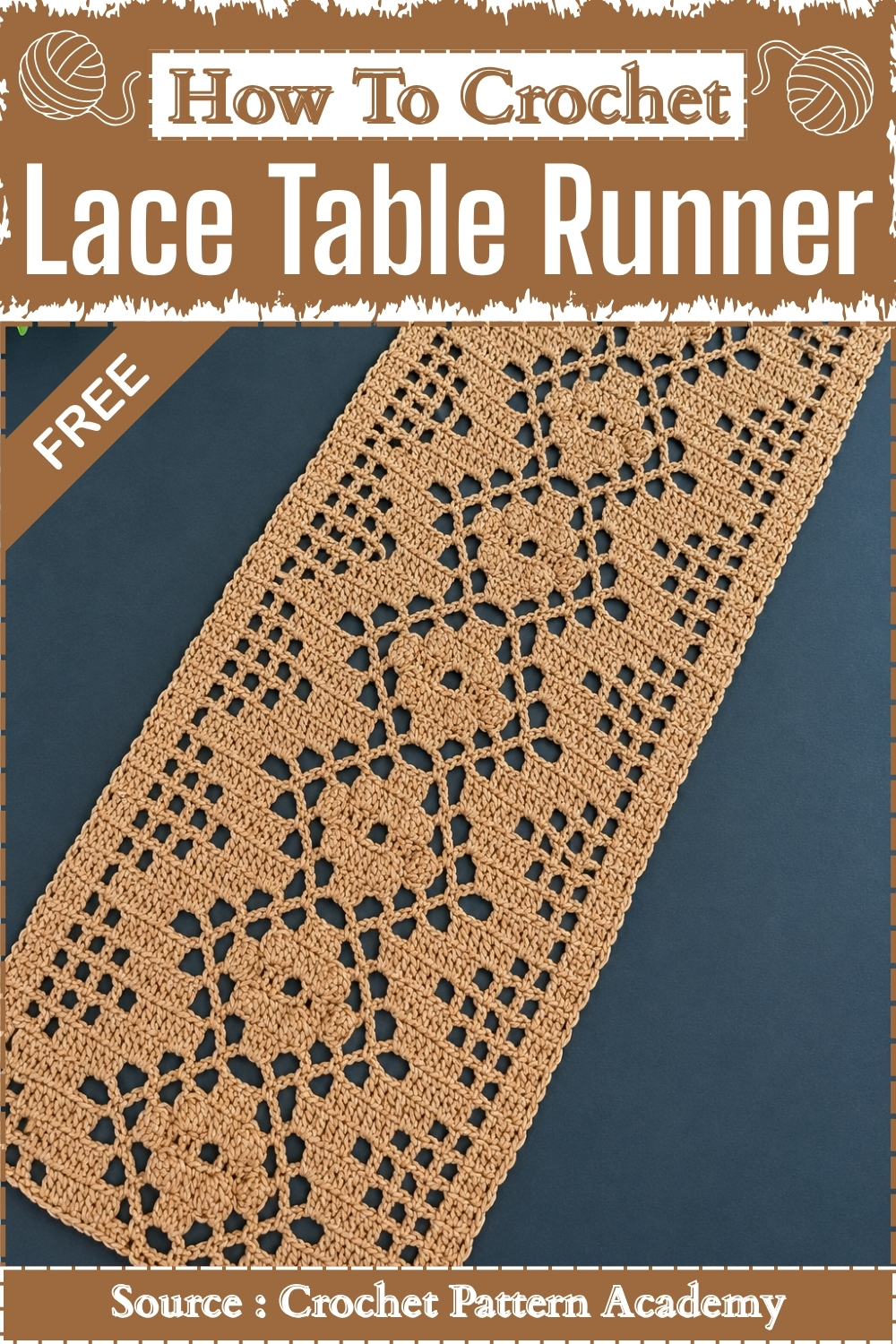 Easy How To Crochet Lace Table Runner