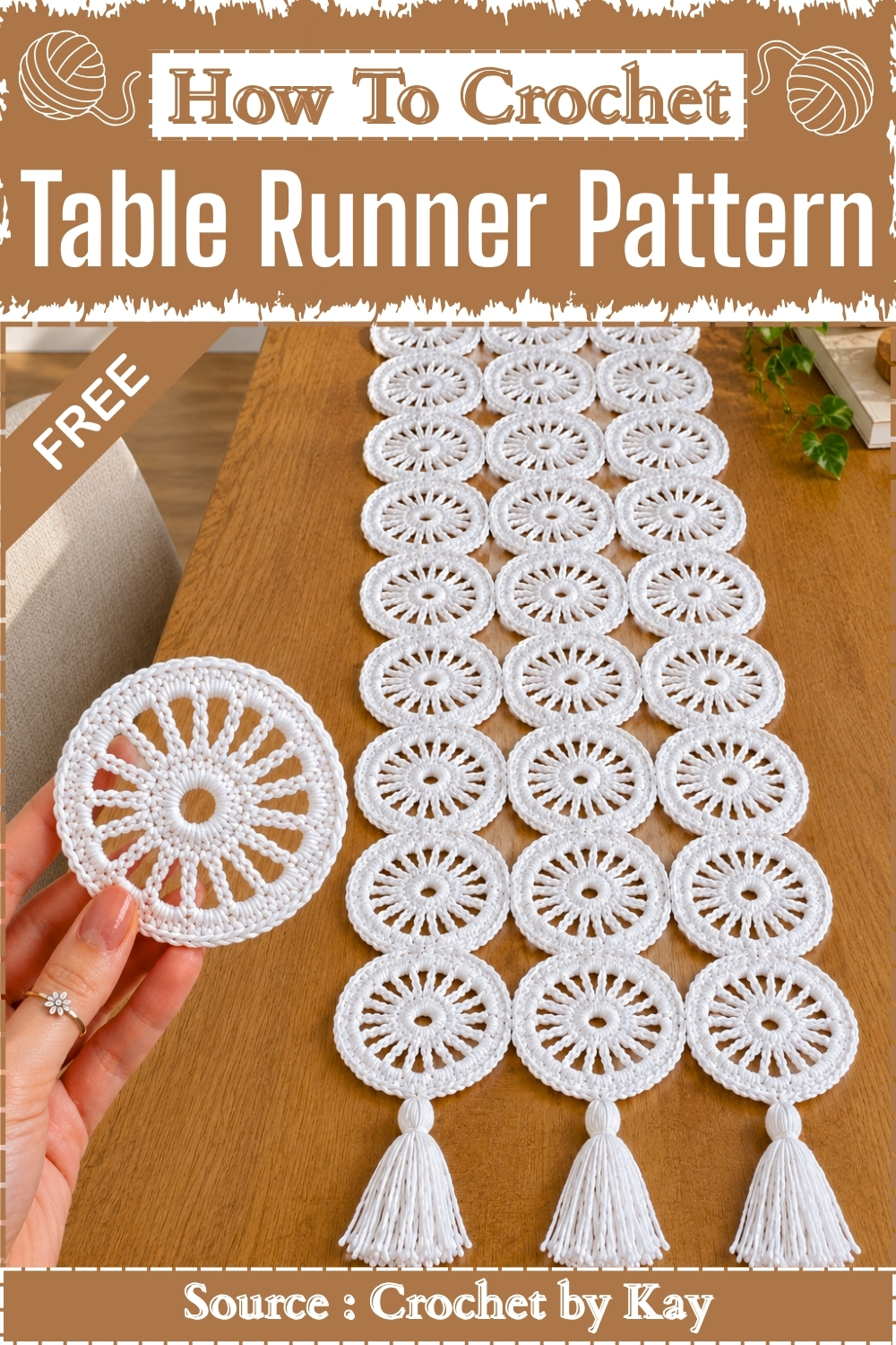 Easy How To Crochet Table Runner Pattern