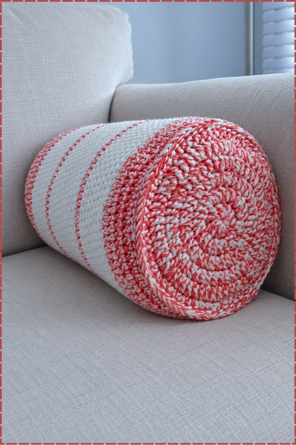 Easy Modern Crochet Lumbar Pillow Pattern