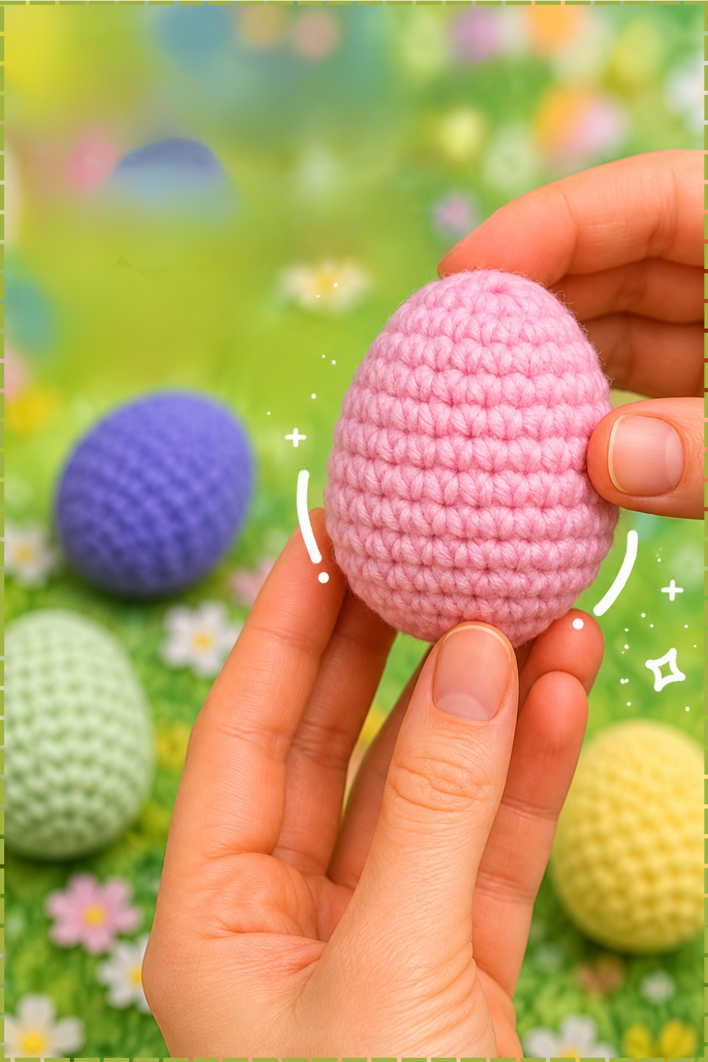 Easy Plump Crochet Easter Egg