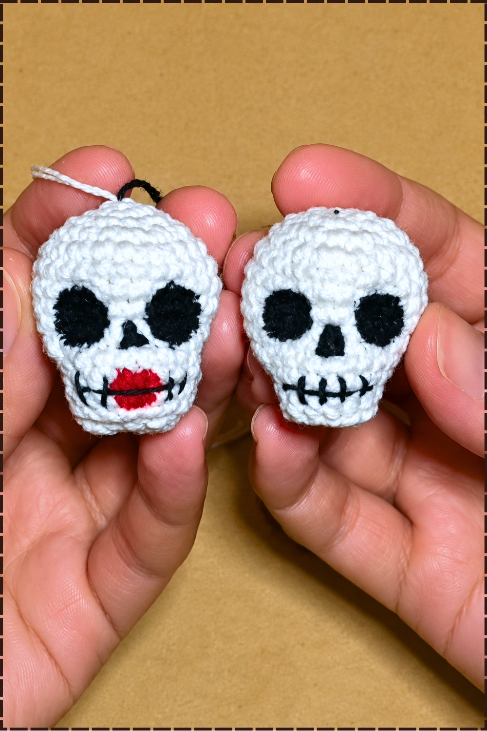 Easy Round Crochet Skull Pattern