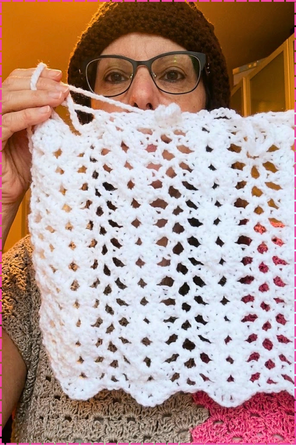Easy Vintage Crochet Cafe Curtains