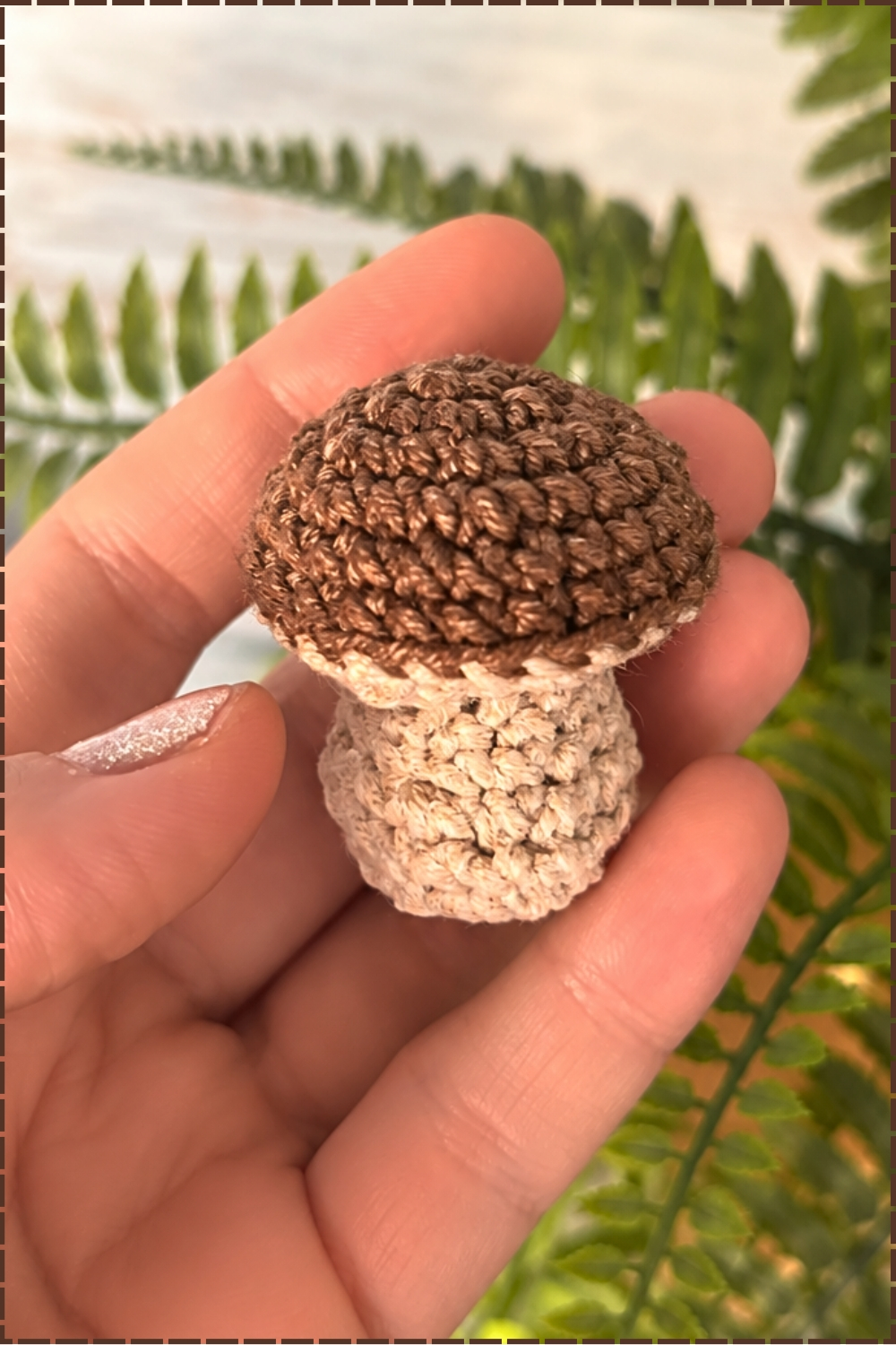 Easy Whimsical Crochet Mushroom