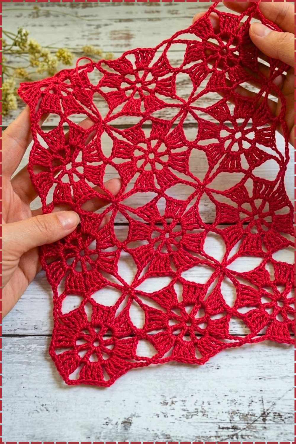 Elegant Crochet Lace Stitch Tablecloth Pattern