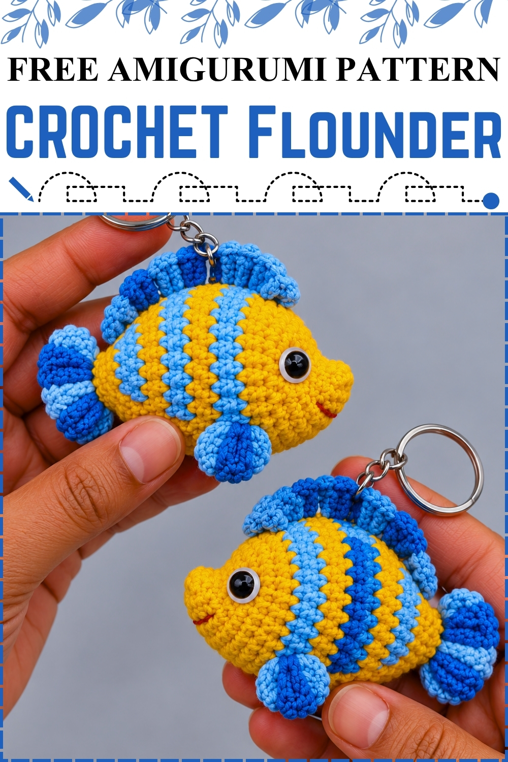 FREE AMIGURUMI CROCHET Flounder